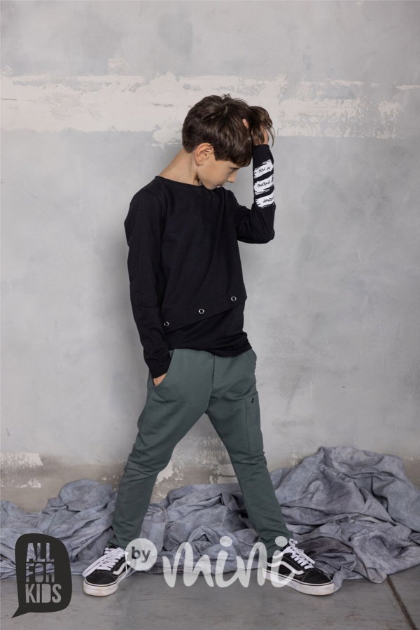BRAVE jogger kalhoty se cvoky cool mint