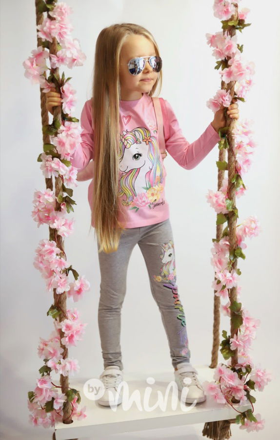 UNICORN set pink/grey