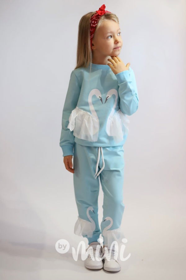 Labuť souprava sky blue