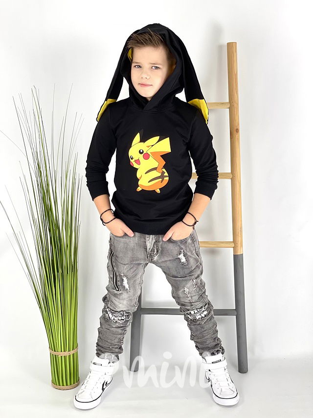 Ripped jeans s potiskem