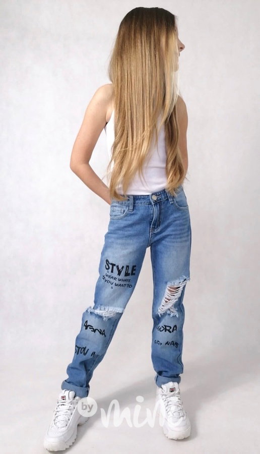 Fashion ripped jeans STYLE