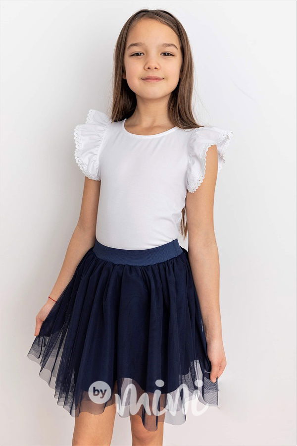 Royal blue tylová tutu sukně Lily Grey