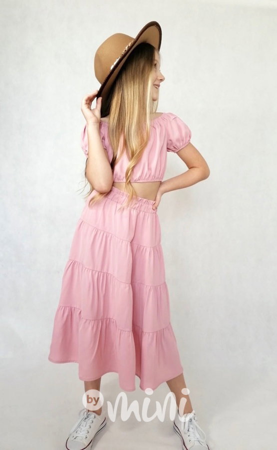 Letní boho set růžový