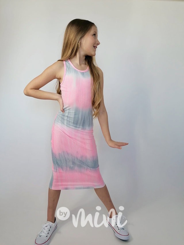Summer ombre MIDI šaty