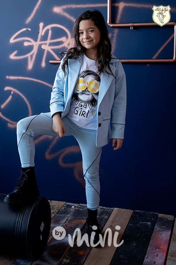 Voga girl legíny laguna blue
