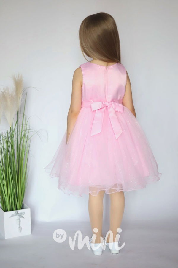 Slavnostní šaty s kamínky PINK dream