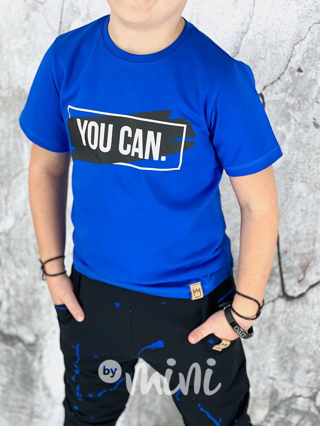 YOU CAN triko modré