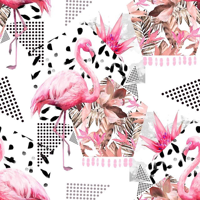 Millennium Flamingo soft cotton legíny *Lily Grey*
