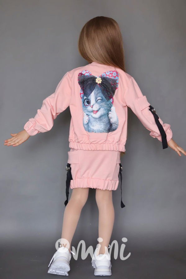 CAT 3-dílná souprava pink