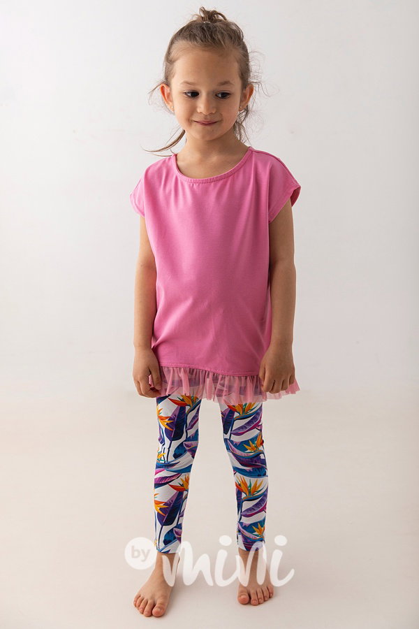Strelitzia soft cotton legíny *Lily Grey*