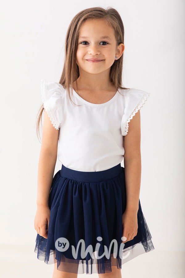 Royal blue tylová tutu sukně Lily Grey