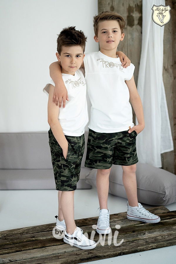 Voga boy triko Tropic off white