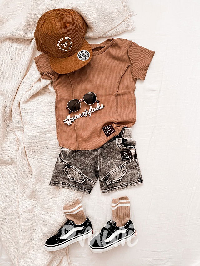 NUNU vintage black kraťasy