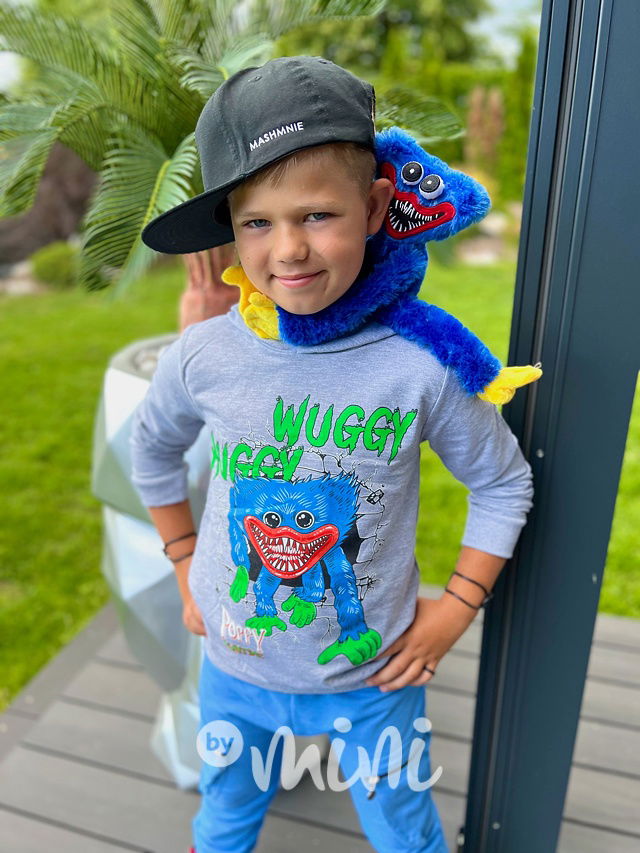 Huggy Wuggy mikina šedá