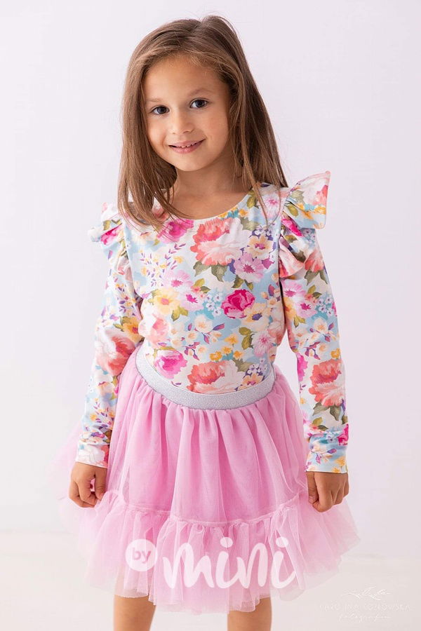 Candy pink maxi tutu sukně Lily Grey
