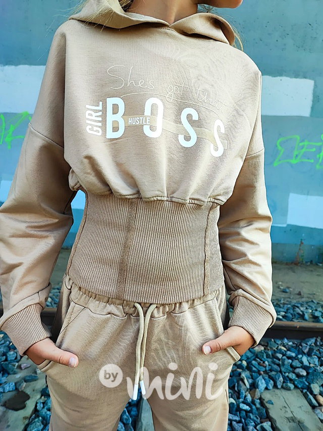 BOSS designová souprava beige