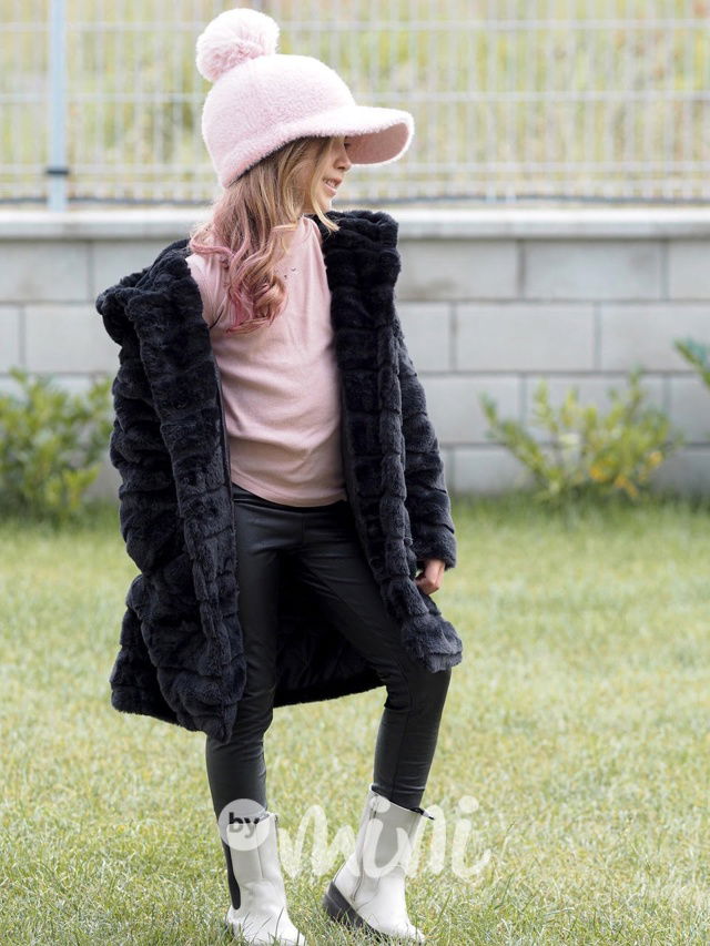 Alpaka kšilt s bambulkou pink