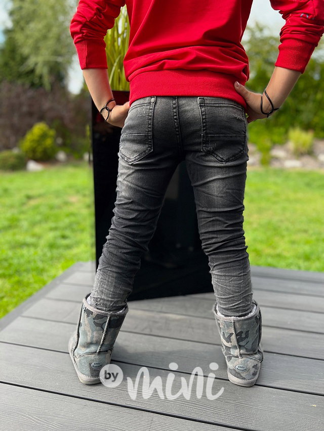 Ripped ombre jeans