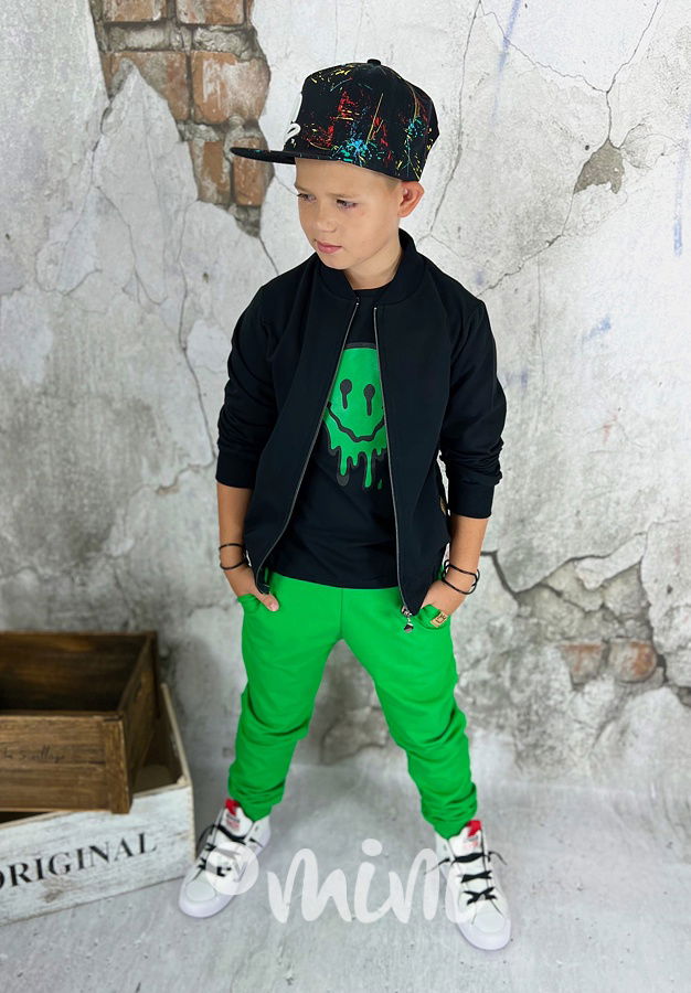 Zelené chlapecké tepláky - BASIC