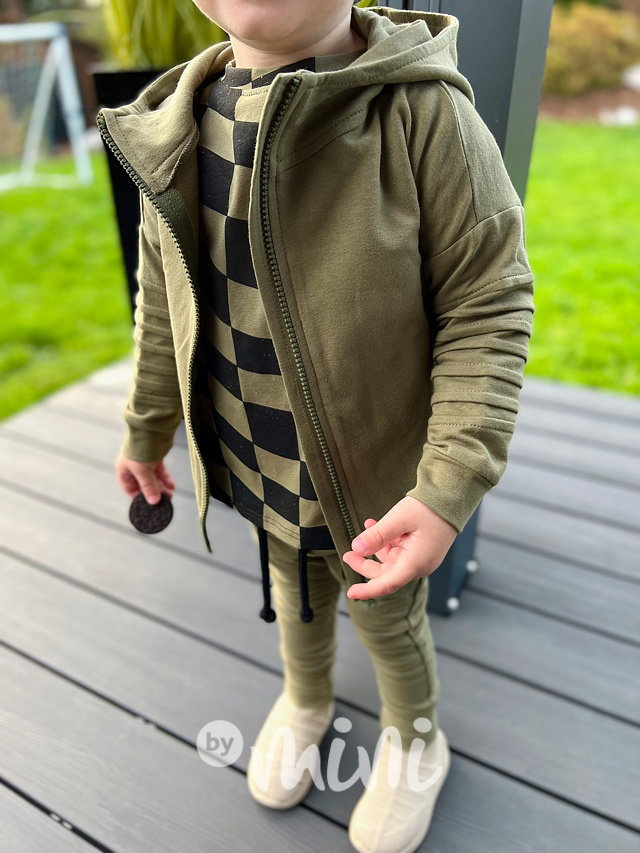 DESPACITO biker mikina khaki
