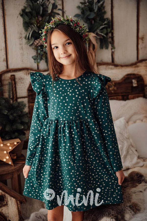 Lily Grey sváteční šaty hvězdy smaragdové