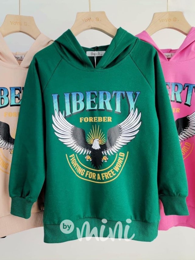 Liberty mikina zelená
