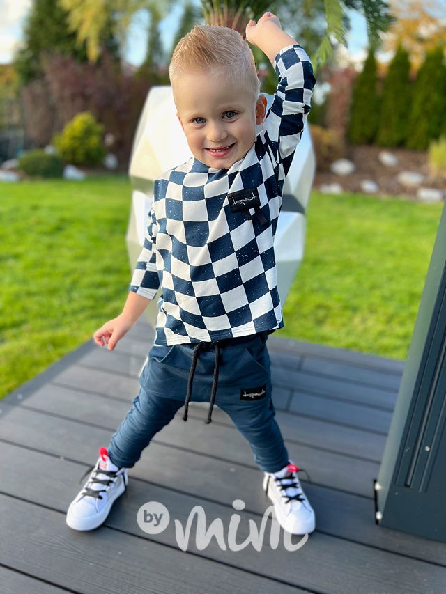 DESPACITO biker tepláky petrol blue