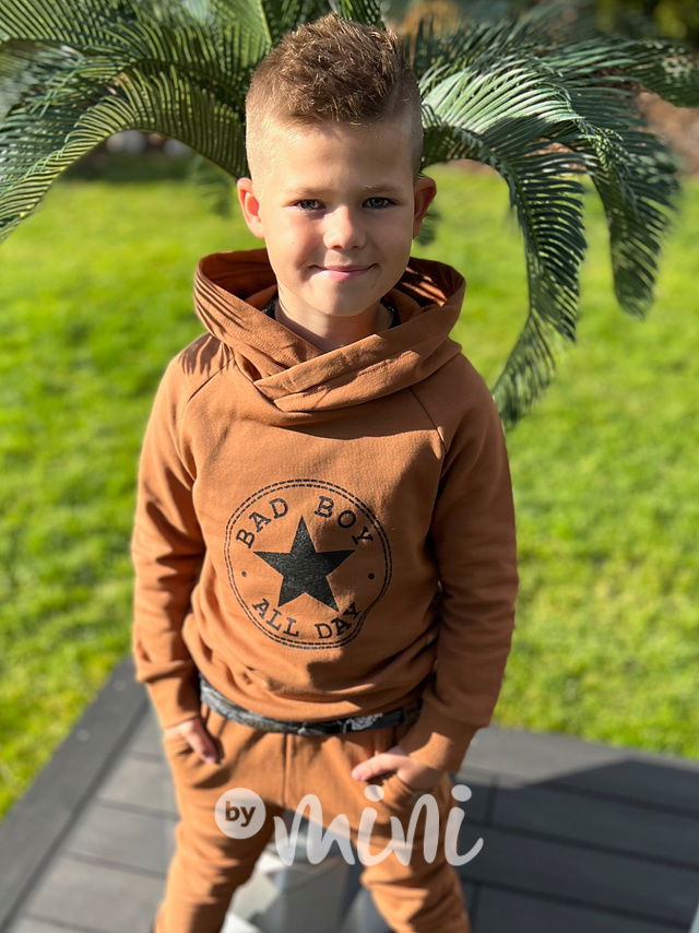 Bad boy zateplená mikina honey