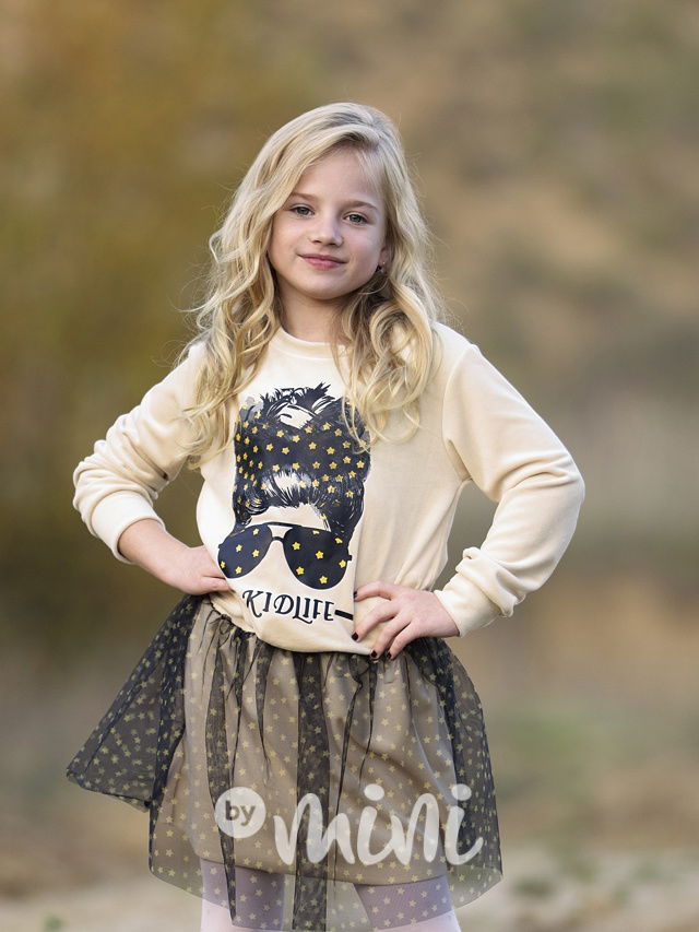 Stars velur mikina + sukně