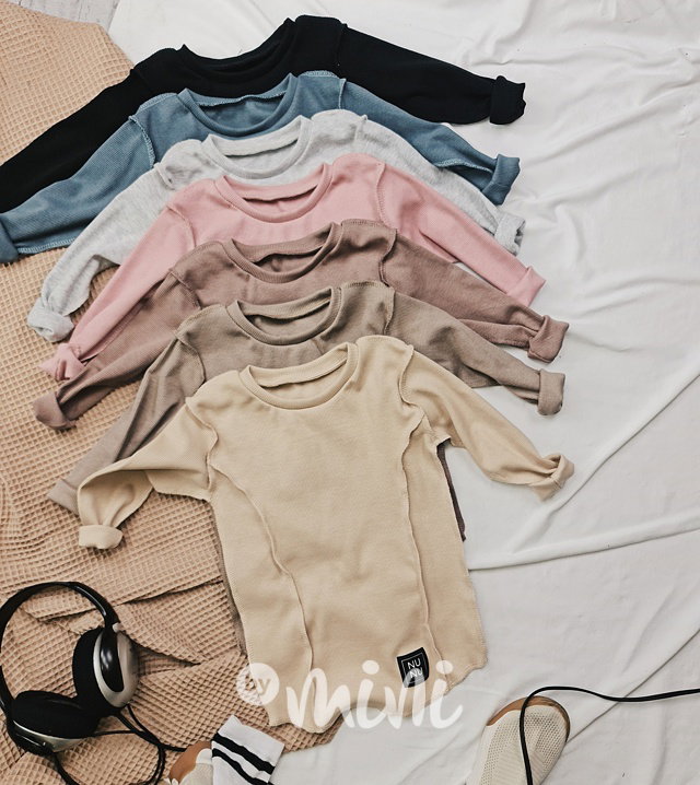 NUNU longsleeve triko latte