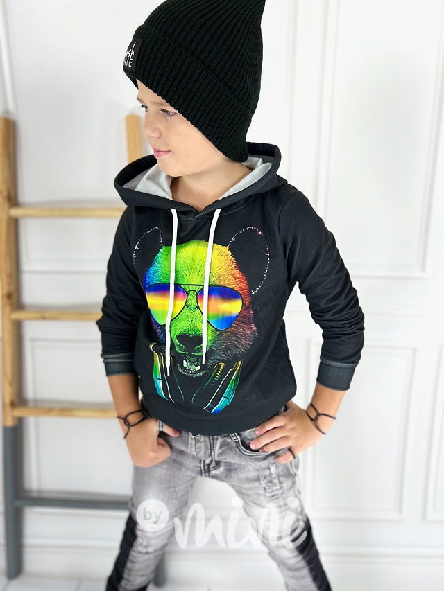 Oteplená cool BEAR mikina