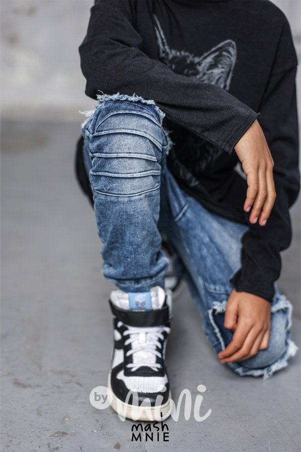 Mash Mnie ripped jeans blue
