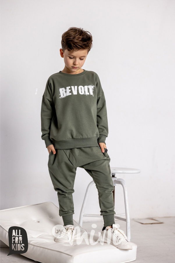 AFK baggy tepláky khaki