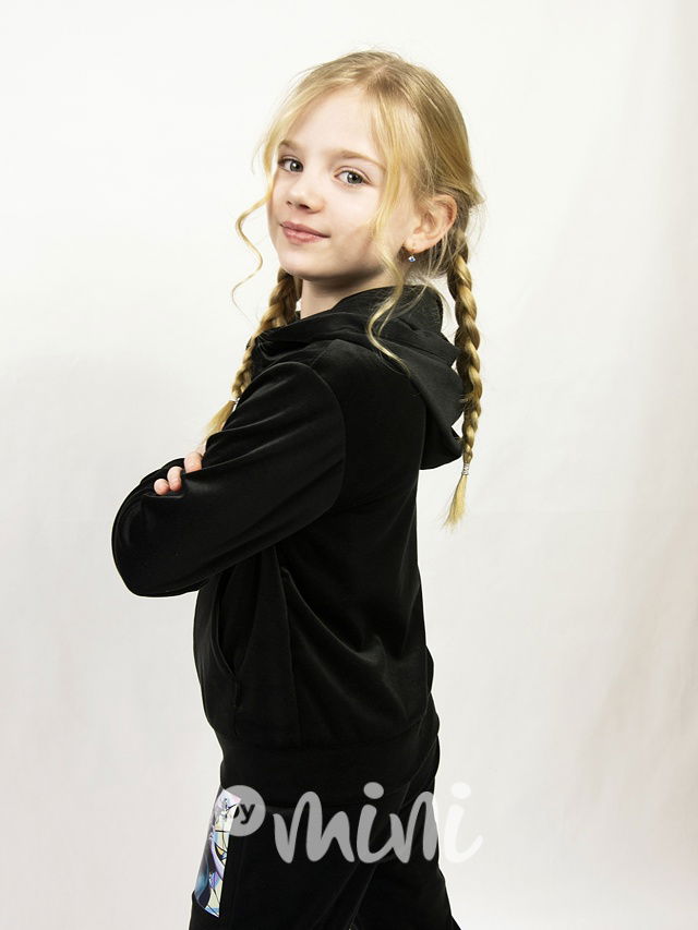 Velurová soft souprava Wednesday cello