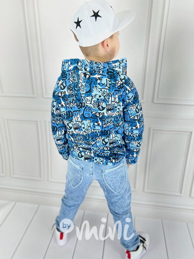 Cotton denim tepláky