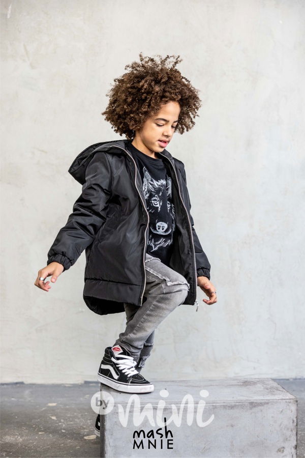 Mash Mnie jeansy dark záplaty