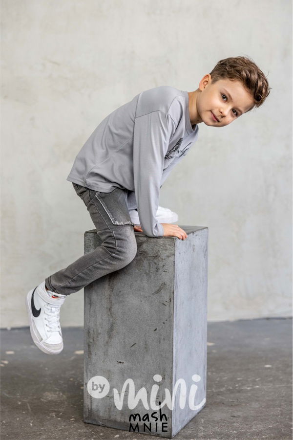 Mash Mnie triko WOLF šedé