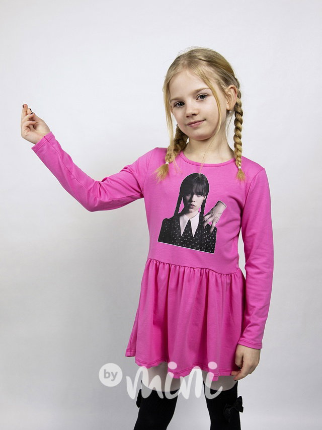 Wednesday a Věc šaty pink