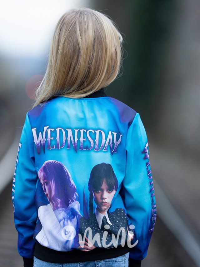 Wednesday a Enid mikina blue