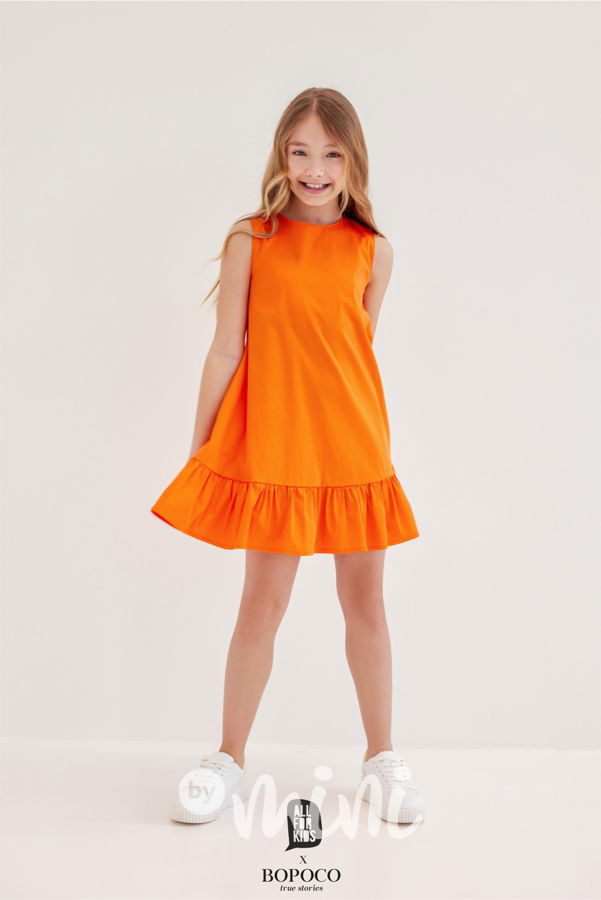 Summer šaty Mini me pomerančové