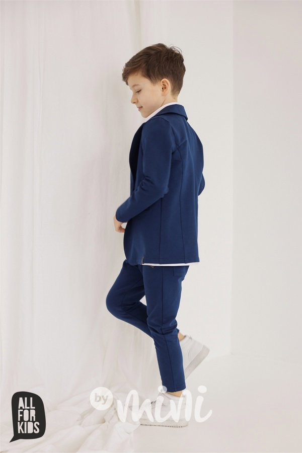AFK elegant kalhoty navy blue