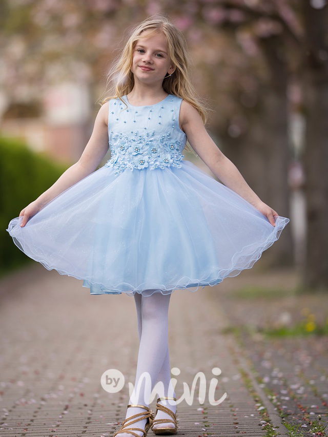Slavnostní šaty pro družičky Aurora modré