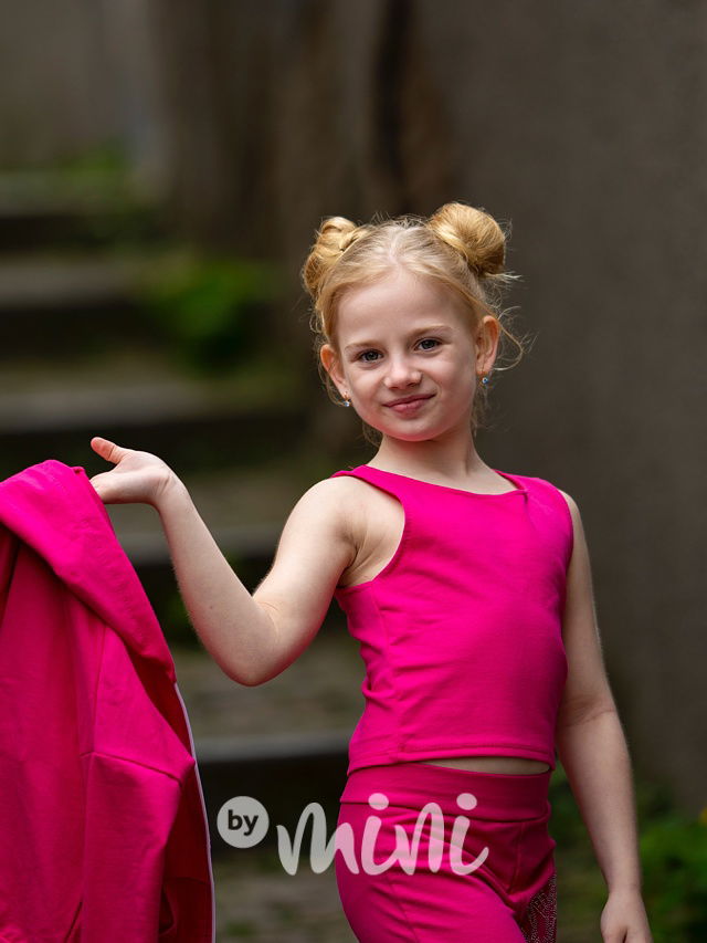 3pcs malinový trojkomplet CROWN