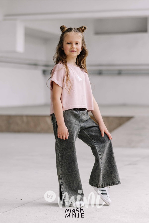 Mash Mnie crop triko pink