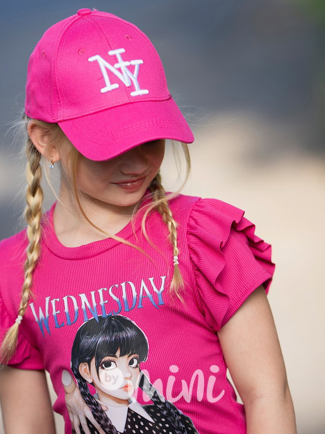 NY kšiltovka malinová