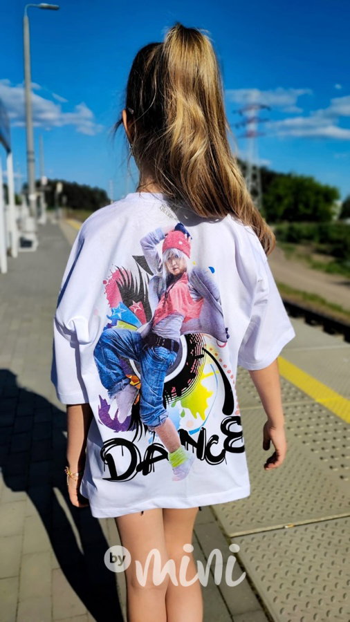 Dance triko bílé