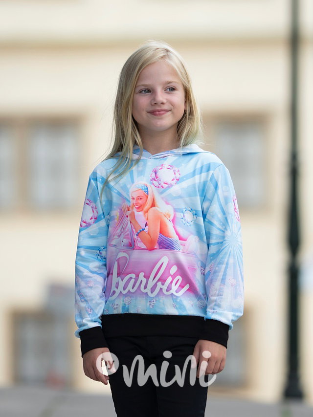 Mikina Barbie hoodie blue