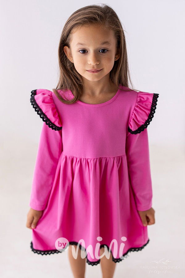 Boho romantic šaty pink