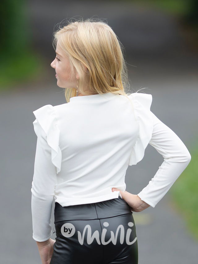 Barbie cat blůzka bílá