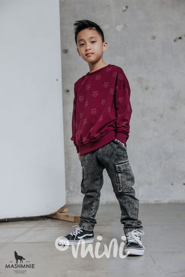 Mash Mnie cargo black jeans